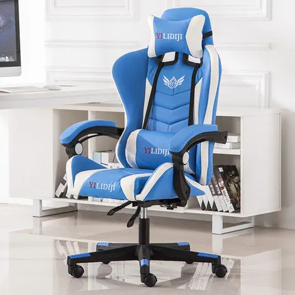 A2 without footrest Игровой стул Silla Gamer Cadeira Gamer, домашний Офисный Компьютерный стул, регулируемый по высоте, кресло с откидной спинкой Silla Oficina Chaise - Цвет: A2 without footrest