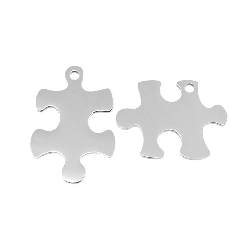 Risul пустые головоломки пара шармов кулон для персонализированных заказных