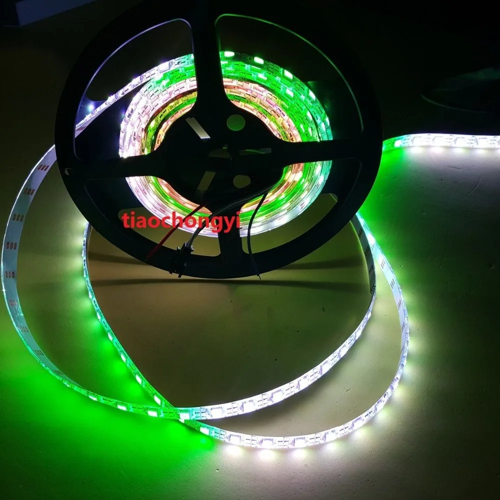 Светодиодная эпоксидная ленсветильник WS2812B 5 м 300 светодиодов 5050 RGB В