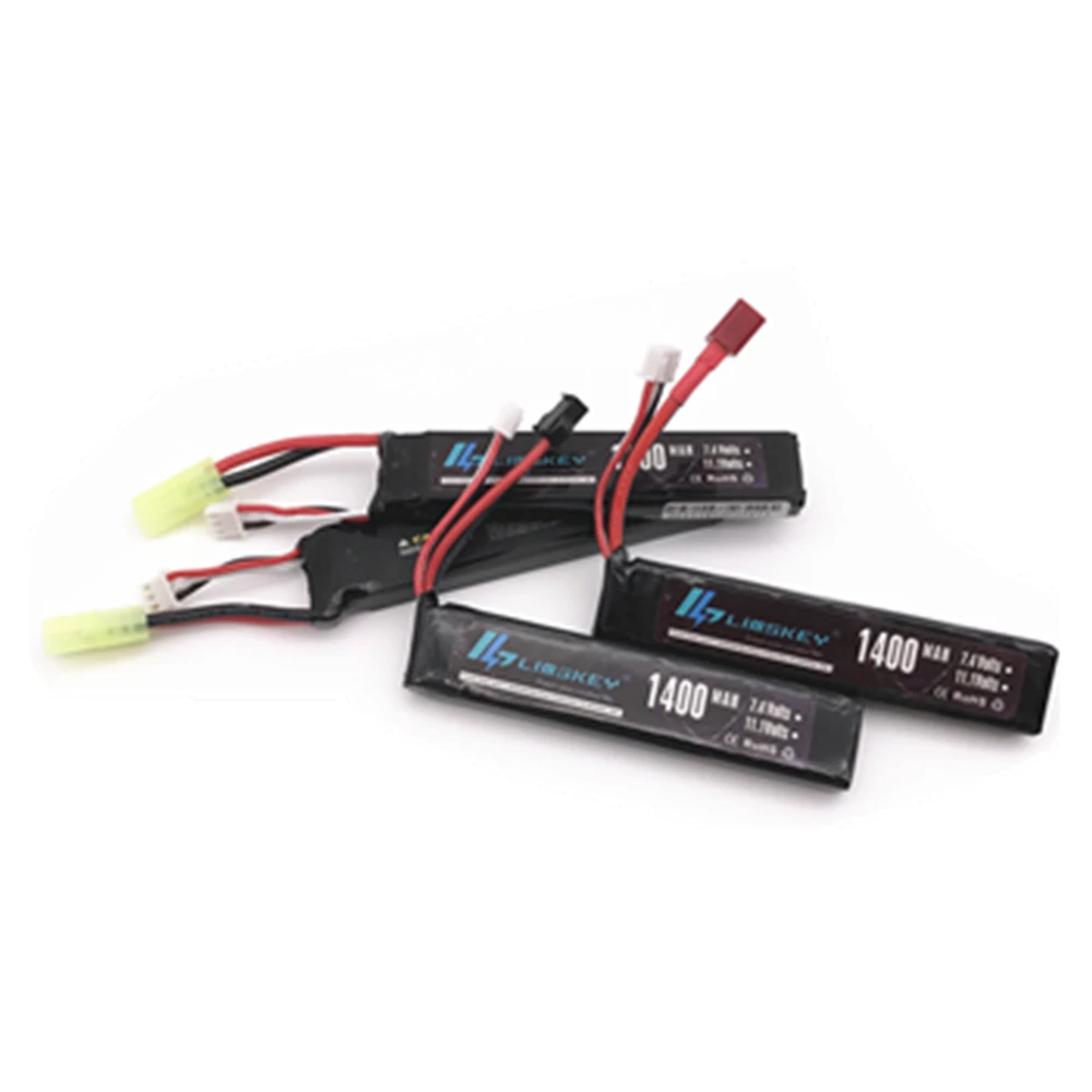 5 шт. Lipo батарея Limskey RC 7 4 В 1400 мАч 25C|Детали и аксессуары| |