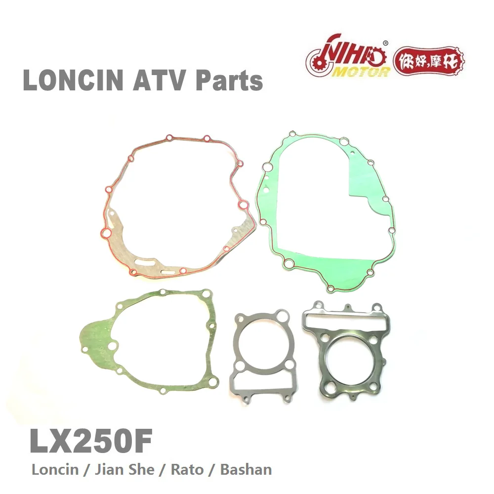 LX-118 мотовездеход Loncin части уплотнительное кольцо набор LX250 JS171FMM LX250F 250cc Quad GoKarts двигатель запасные для JIANSHE BASHAN RATO KAYO Nihao Moto