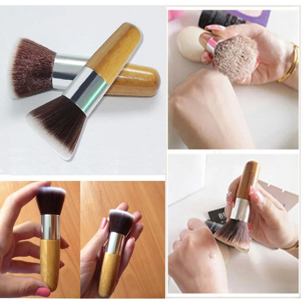 Vander Профессиональная Кисть для макияжа Плоская верхняя кисть основа порошок