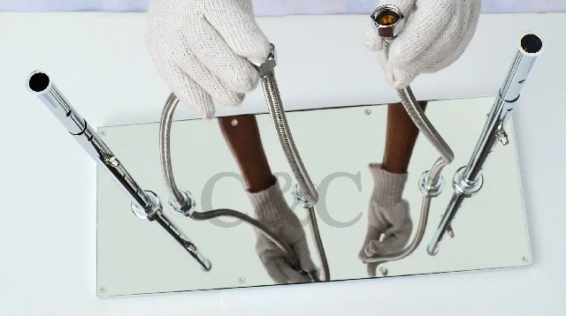 55X23 см насадка для душа с функцией осадков и водопада душ твердая латунь хром