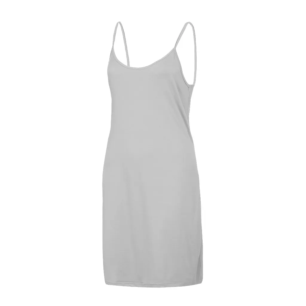 Женское платье для беременных однотонное без рукавов с круглым вырезом летнее