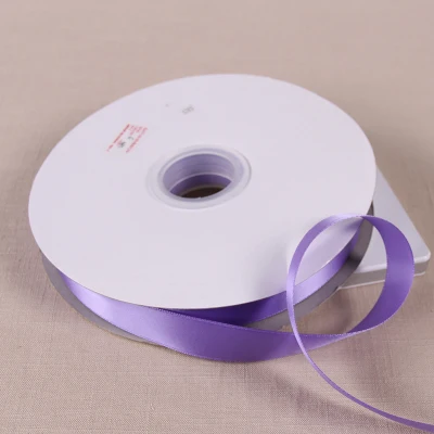 Светло фиолетовая качественная атласная лента из полиэстера 100 ярдов упаковка