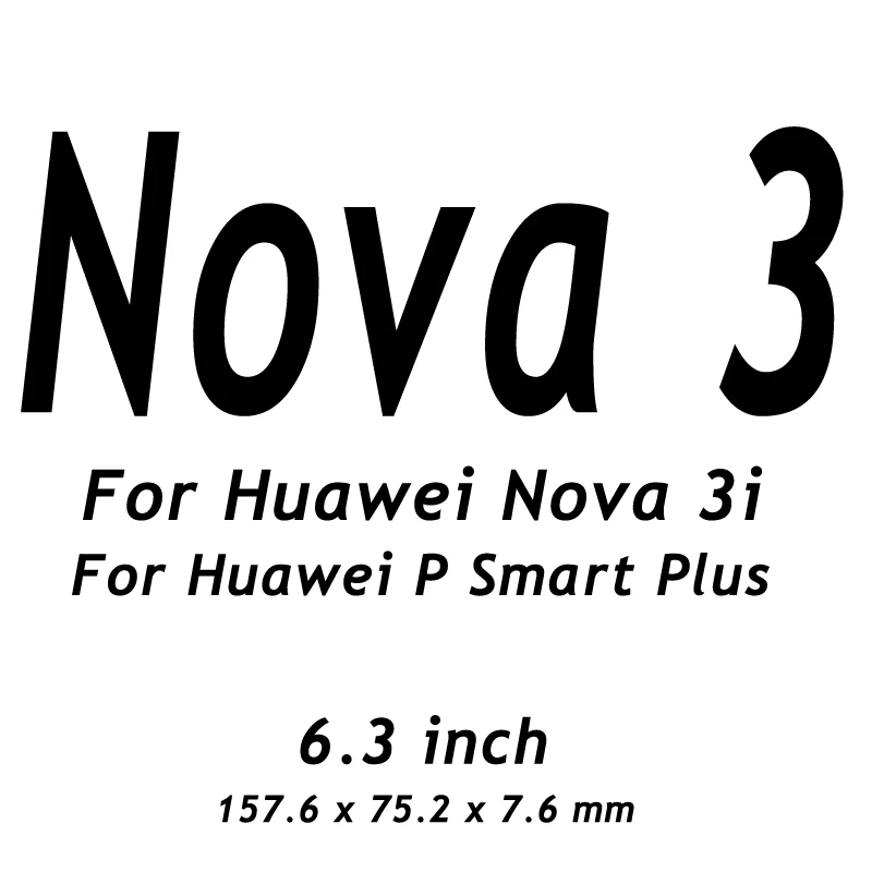 NOVA 3 3i Защитное стекло Honor10 lite для huawei P20 P 20 Lite P20Lite smart Honor mate 10 светильник 10 lite Pro Nova 3 3i защита экрана - Цвет: NOVA 3 3i