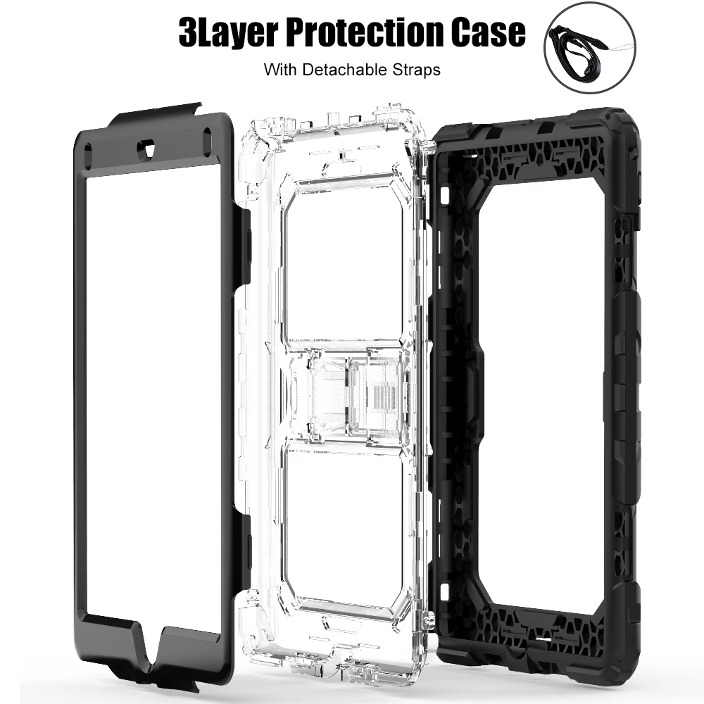 Coque для iPad Чехол для iPad Air 2 полный защитный Капа Fundas для iPad Стенд Tablet Съемный ремень для iPad Pro 9,7