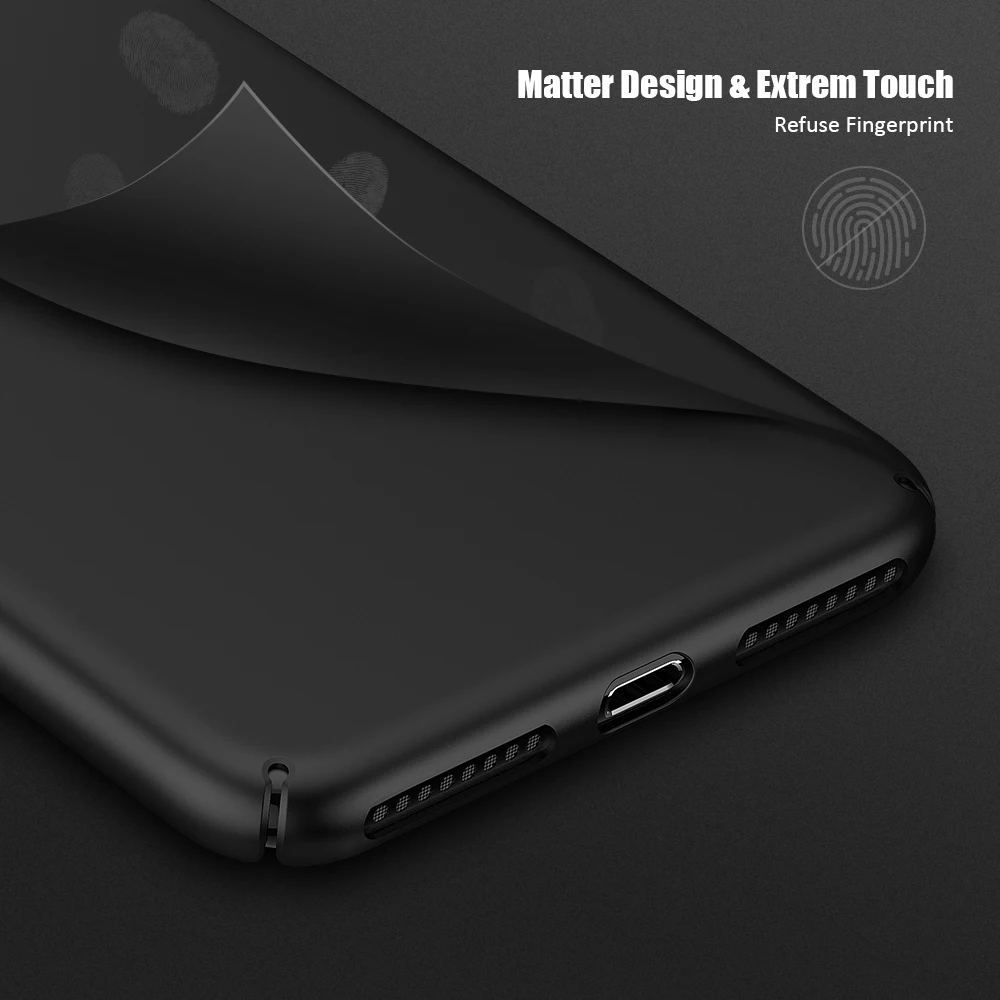 FLOVEME Жесткий красный матовый чехол из поликарбоната для iPhone 7 8 Plus 6 6s роскошный