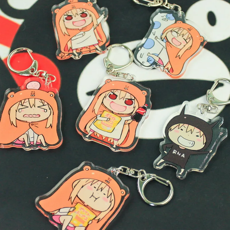 5 шт./компл. аниме Himouto! Umaru-chan акриловый брелок Коллекция держатель для ключей Шарм
