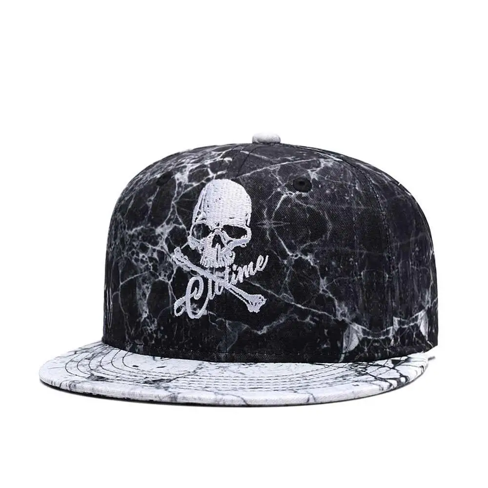 Skull 01 Череп бейсболка с вышивкой, кепка, для мальчиков и девочек с рисунком в стиле аниме милые для бега на открытом воздухе зомби Кепка-тракер Шапки в стиле "хип-хоп" Для мужчин Для женщин Бейсбол Кепки - Цвет: Skull 01