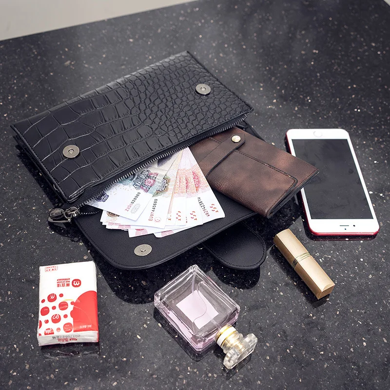 Женская Повседневная сумка из воловьей кожи со змеиным рисунком Курьерская