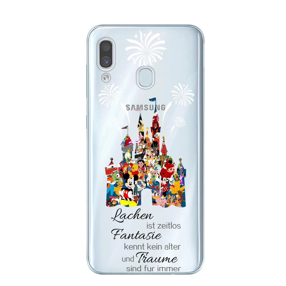 Чехол Minnie для samsung Galaxy A50 A505 6,", Мягкая силиконовая задняя крышка из ТПУ для телефона samsung A10 A20 A30 A40 A50 A70, чехол-бампер