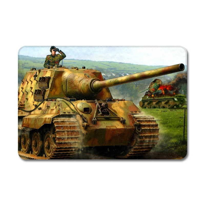 Marching Designs World War 2 WWII Tanks натуральный резиновый коврик для мыши Коврик ноутбука
