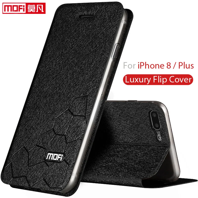 

for iphone 8plus case iphone 7plus flip cover stand pu silicon shockproof back book luxury Apple 8Plus tpu funda girl business