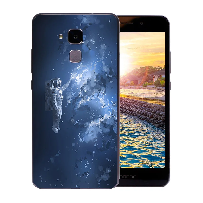 5 2-дюймовый чехол для телефона Huawei Honor 5C Прозрачная мягкая силиконовая сумка 7 Lite