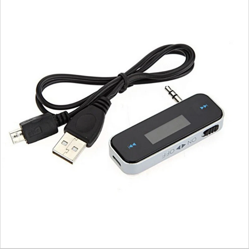 Миниатюрный электронный автомобильный передатчик MP3 плеер для телефона