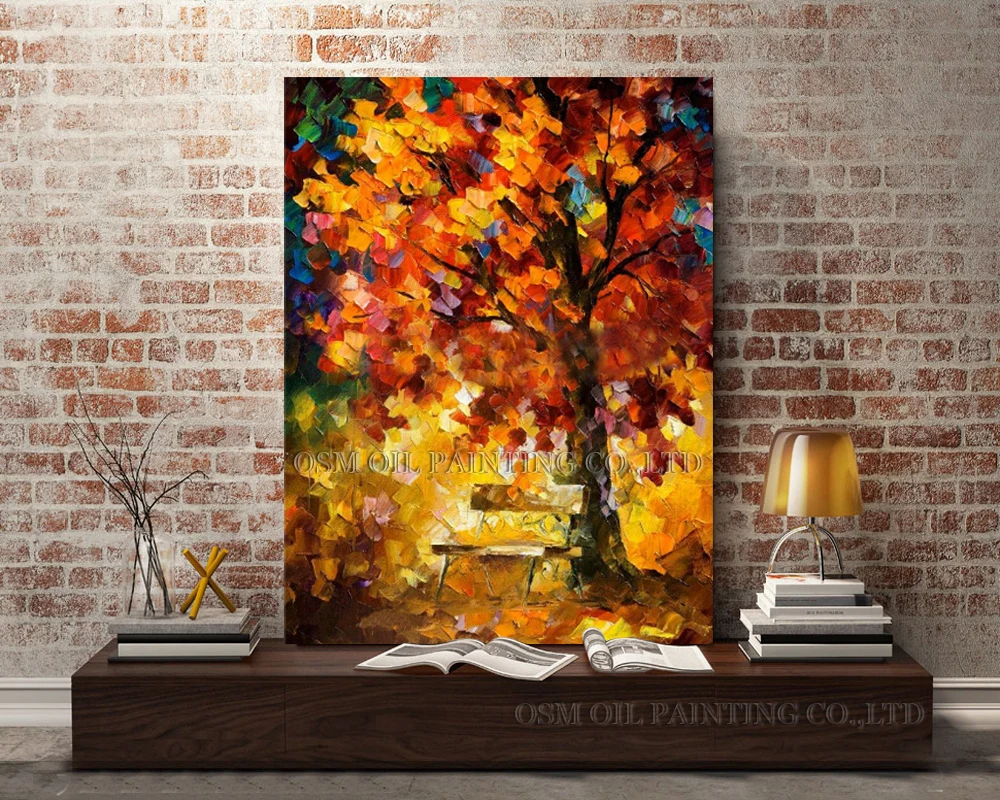 Картина маслом на холсте Ночное дерево|oil painting|tree oil paintingpaintings on canvas |