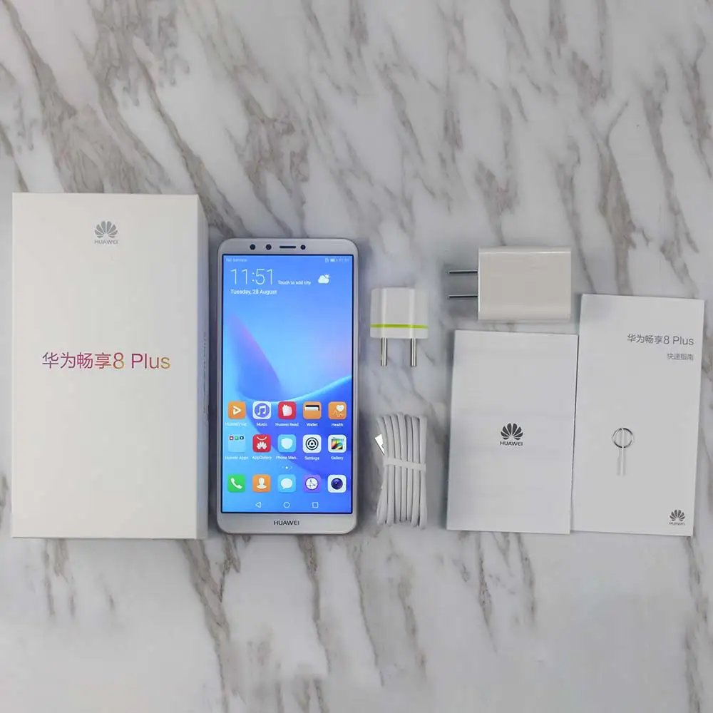 Huawei Y9 2018 глобальной прошивки наслаждаться 8 плюс 4 ГБ 64 смартфон LTE 4000 мАч Батарея 5