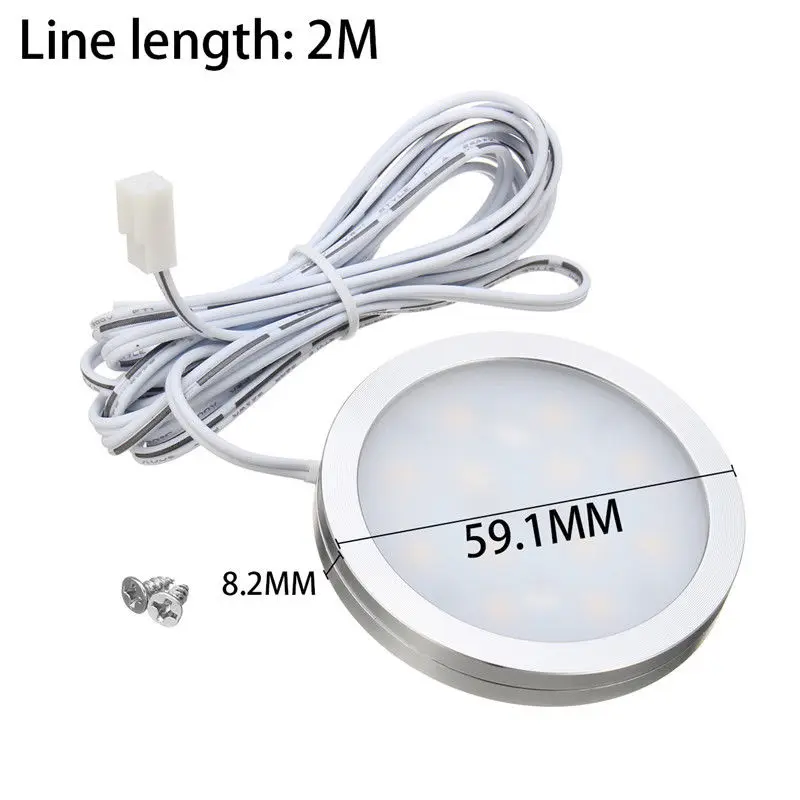 12V LED свет RV Кемпер трейлер лодка интерьер потолок вниз крыши витрина круглая