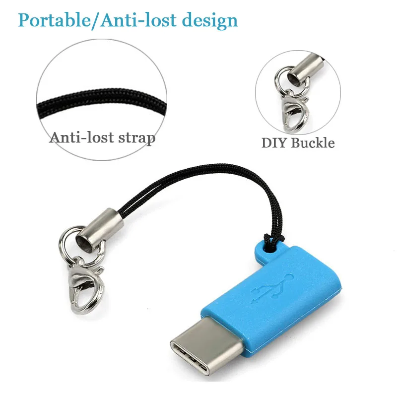 Micro USB Женский к Type C 3 1 Мужской кабель адаптер зарядка и синхронизация данных