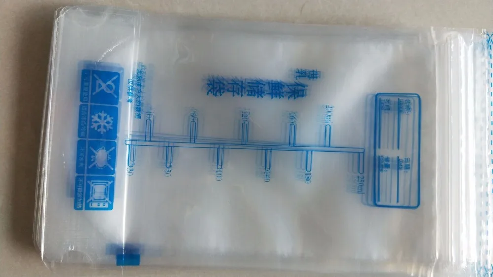 Одноразовые практичные и удобные морозильные пакеты для хранения детского