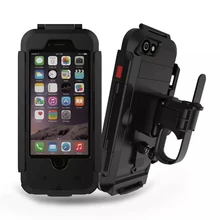 Waterproof Motorcycle Handlebar Phone Holder Stand Armor Outdoor for iPhone SE 2020 Xs X 7 6s 8 Plus 5s Bicycle Bike Phone Bag