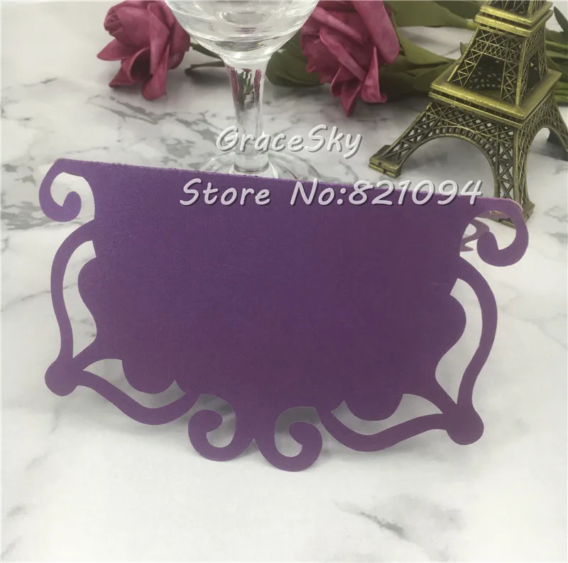 50pcs Pearlescent Blank Seat Card Hotel Banquet Party Table Name Outdoor Activity Cards Wedding Invitation Supplies | Дом и сад