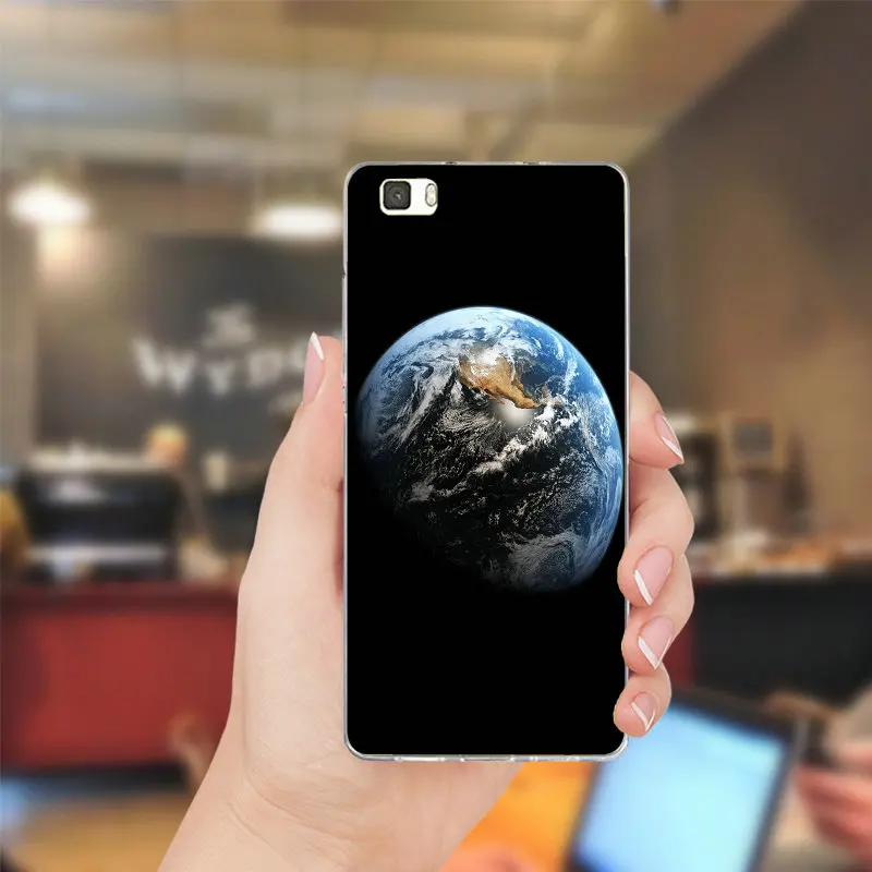 Земля Космос цифрового искусства для huawei P8 P9 P10 Lite Коврики 10 Pro Y3 Y5 Y6 II Y7 Honor 6X 7X 9