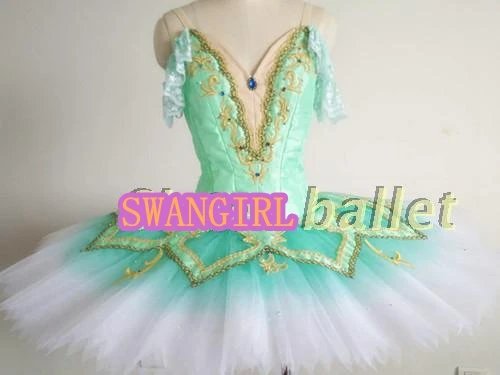 blue sleep beauty ballet tutu professional ballet costumes flower fairy classic ballet tutu pancake purpleSB0054