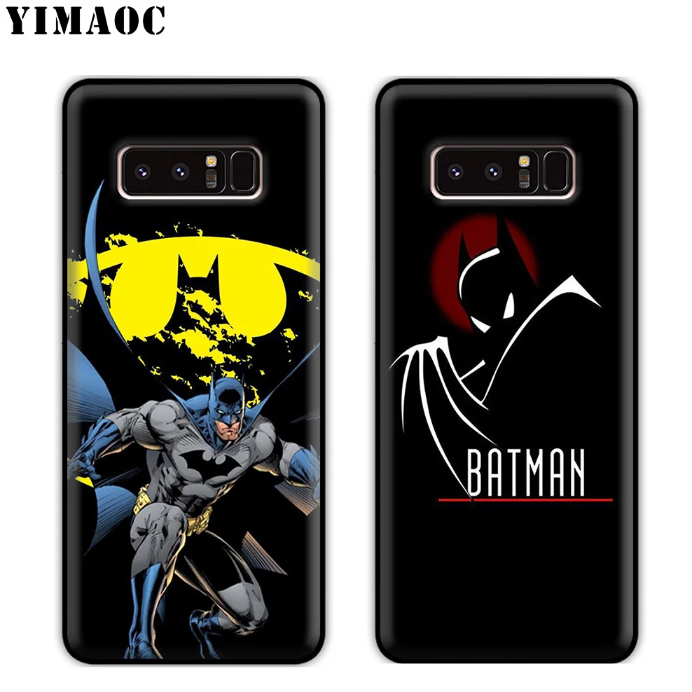 YIMAOC Batman Dark Knight Logo Soft Silicone Case for Samsung Galaxy S10 S10e S9 S8 Plus S7 S6 Edge J6 Cover |
