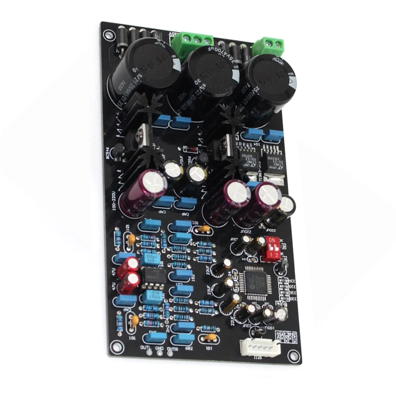 Обновленная версия Собранный hifi AK4495EQ SEQ II2S цап поддержка 32BIT 768 К декодер ОУ AD827 LT1963