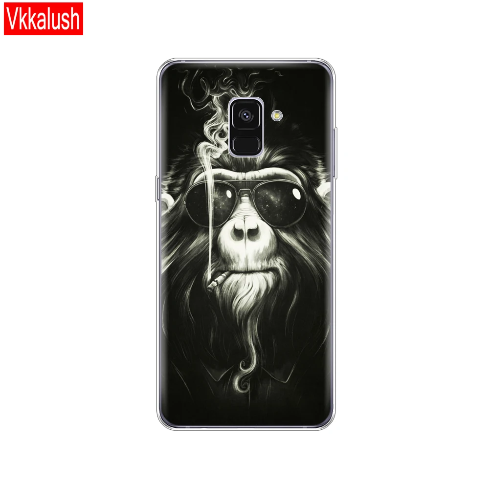 80065 Силиконовый чехол для samsung Galaxy A8 A530 A530F чехол мягкий Tpu чехол для телефона для samsung A8 Plus A730 A730F чехол прозрачная сумка - Цвет: 80065
