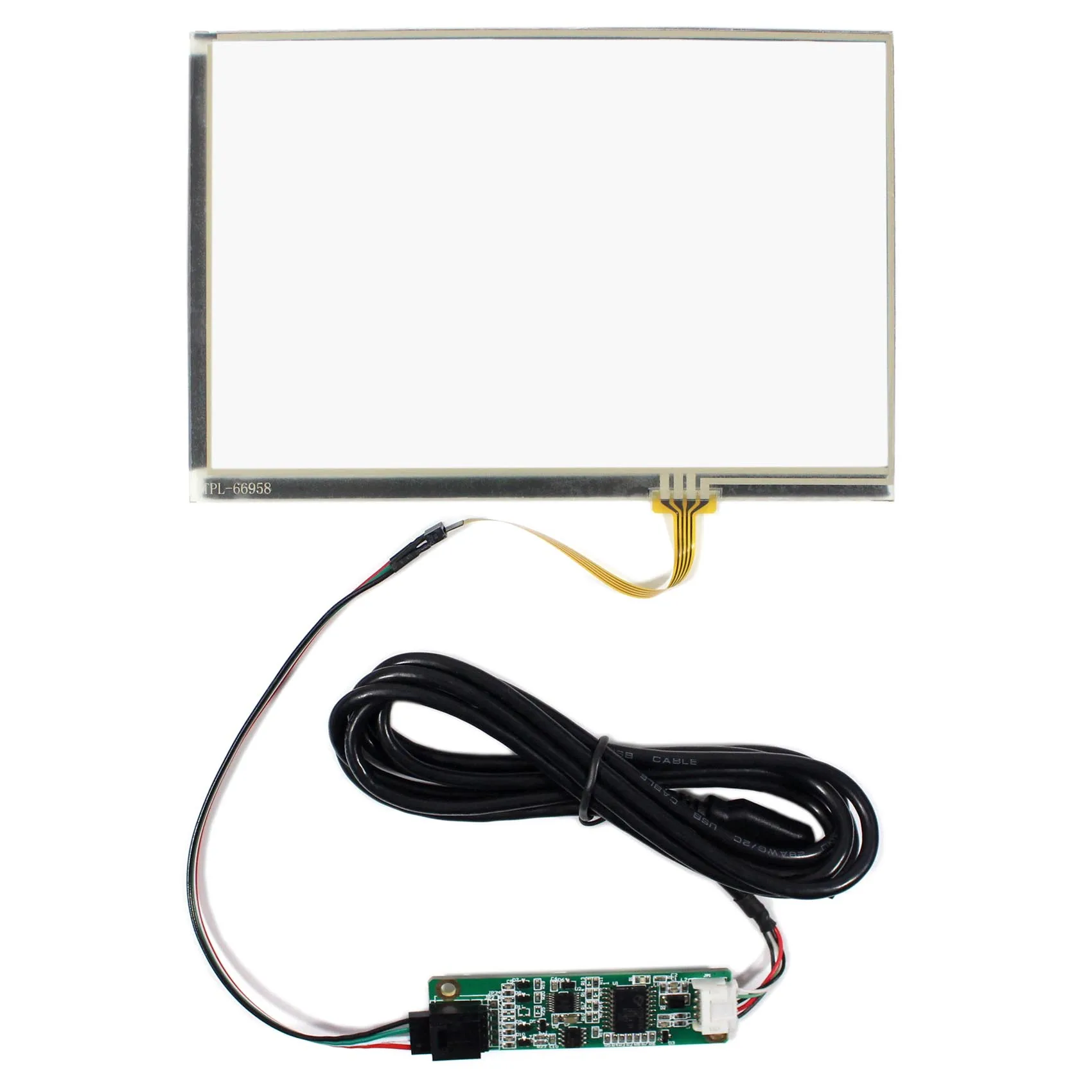 

7inch Touch ScreenDimension Size 161mmx106mm For HSD070PWW1 LCD Screen 4pin FPC connector 4-Wire Resistive