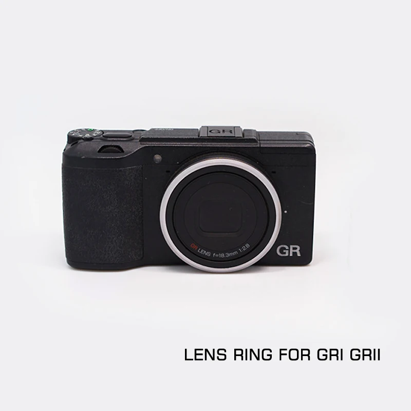 Металлическое Оригинальное Серебряное кольцо для объектива подходит Ricoh GR /GR II/GR2