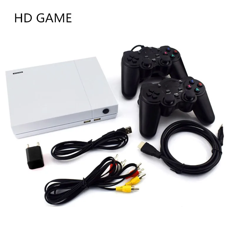 Белый HD игровая консоль Встроенный 800 классический выход HDMI 64 бит 4K tv семья ретро видеоигры консоль - Цвет: Белый