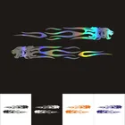 Автомобильная наклейка s 22 см * 3 см Тигр Пламя автомобиля наклейки на мотоциклы наклейка s 3D светоотражающие украшение купить 2 Сохранить половину пользовательских наклеек