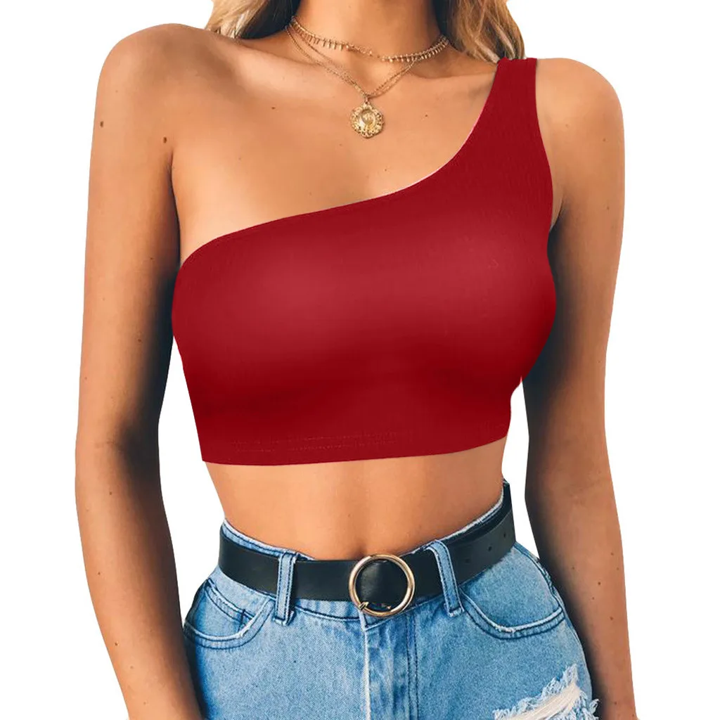 Лучшая распродажа укороченный Топ женский сексуальный жилет многоцветная