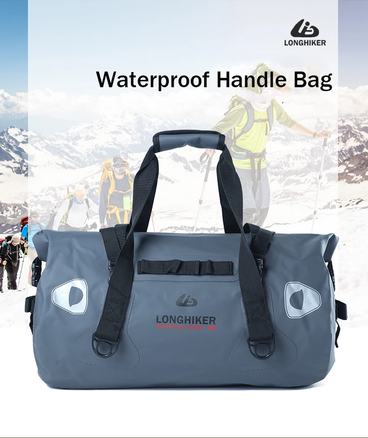 LONGHIKER 40L/60L спортивная водонепроницаемая сумка из ПВХ для тренажерного зала и фитнеса, водонепроницаемая сумка для езды на велосипеде и плавания, дорожная сумка для тренировок