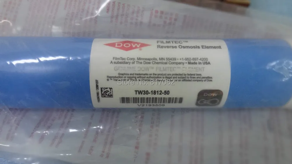 Мембранный фильтр для воды DOW FILMTEC 50 gpd мембранный обратного осмоса фильтра