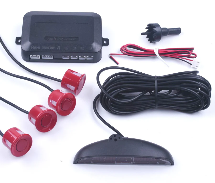 Автомобильная парковочная система с 4 датчиками радар парктроника со