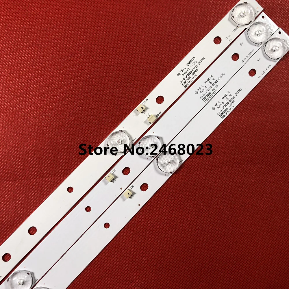 Светодиодный подсветка полосы лампы для JS D JP3920 061EC 071EC E39F2000 MCPCB акаи AKTV401 AKTV403 AKTV4021
