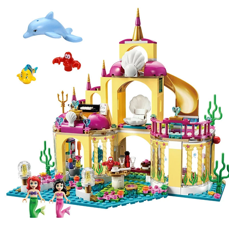 Набор ледяных замков для друзей серии развивающий строительный блок набор