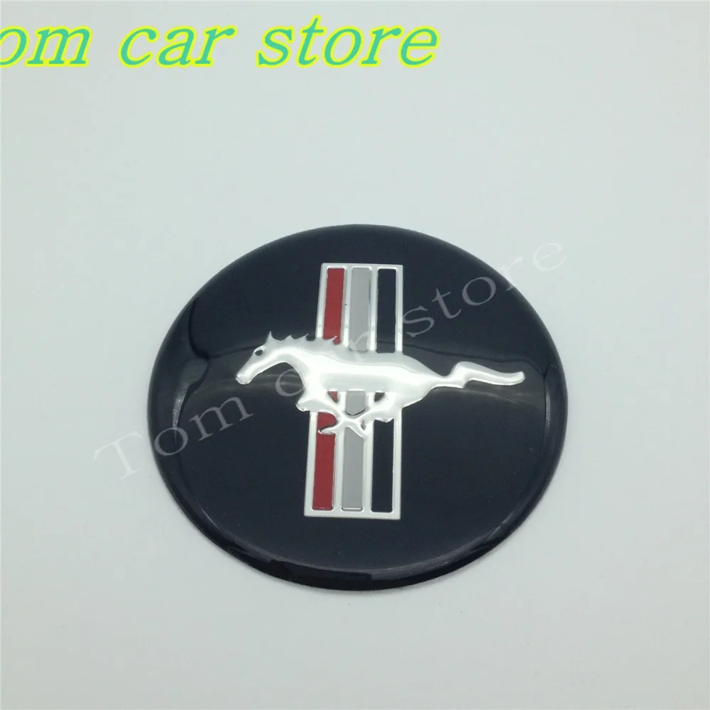 4pcs/lot Car styling 65mm Mustang Running Horse Emblem Wheel Center Hub Cap Resin Badge wheel Decal Sticker accessories |