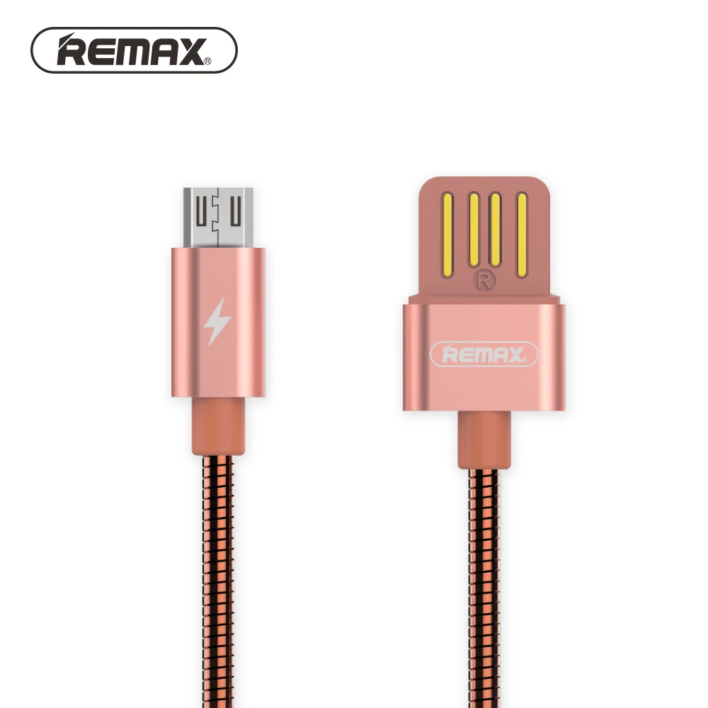 Remax Metal Spring Wire Silver Serpent 2.1A USB Fast Charging Data Charger Cable for Samsung Xiaomi Micro Cord | Электроника