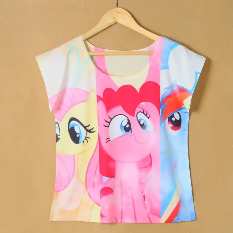 3D немного ковбои печать T рубашки женщины футболки женщина tshirt одежда свободного