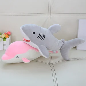 30 см милая мягкая игрушка в виде дельфина из хлопка, детские игрушки для детей, подарок на день рождения, кукла