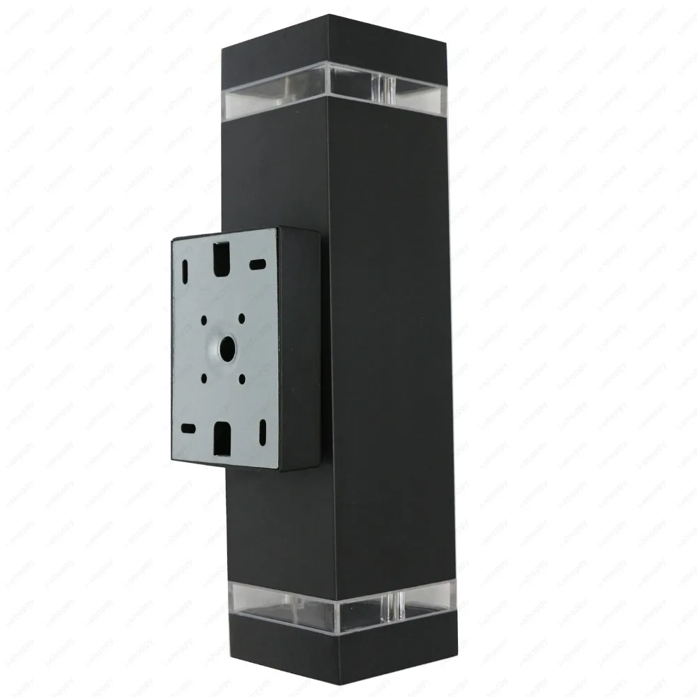 Promo 6W/8W/10W/14W LED Exterior Wall Sconces Lamp Up/Down Light Fixture Black Finish Garden Door Balcony
