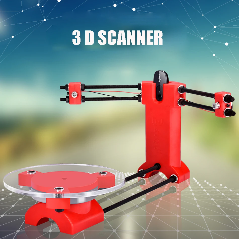 3D сканер лазерный принтер пластина Настольный объект с открытым исходным кодом сканирующий набор деталей DIY 3D адаптер пластина Точная Машина
