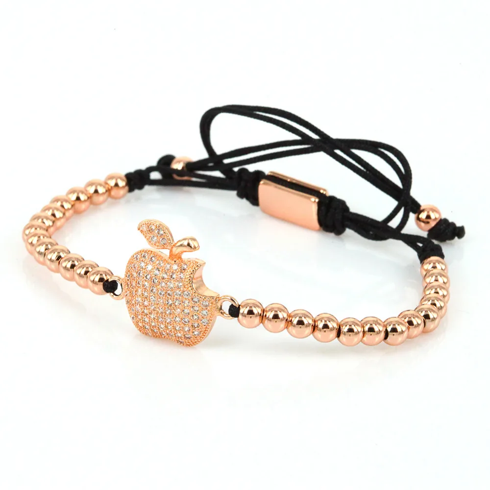 Браслет Шарм с фианитами 4 мм круглыми бусинами|bracelets for|braided braceletcharm bracelet |