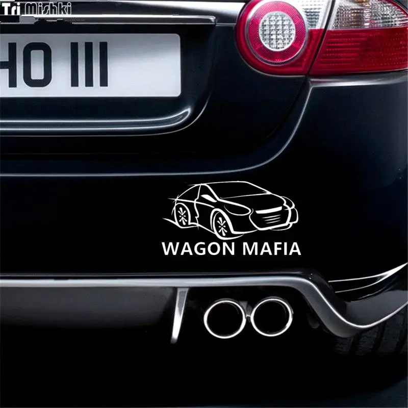 Tri Mishki HZX146 10.7*20см 1 4шт наклейки на авто wagon mafia for Hyundai solaris для хендая соляриса|car